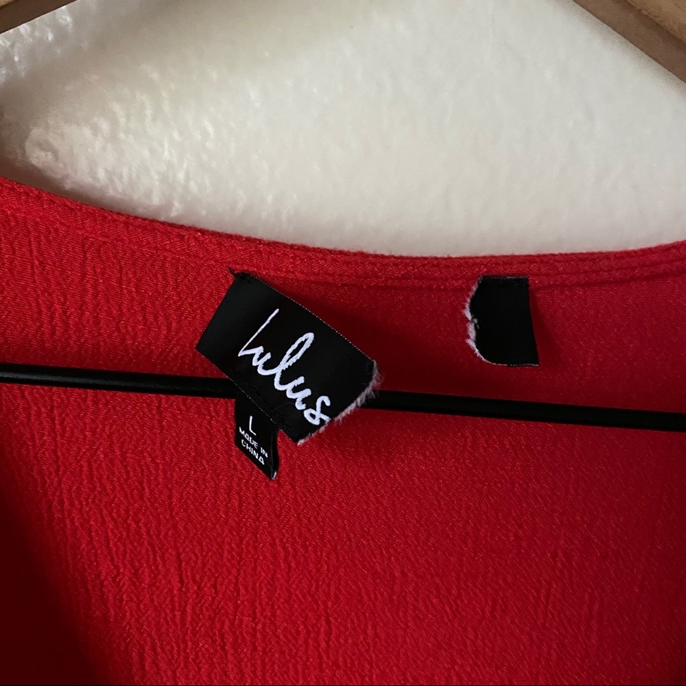 Lulu’s | My Philosophy Wrap Dress - Picture 4 of 7